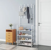 Multi-Function Shoes Rack With Hanger, Living Room Clothes Storage Rack