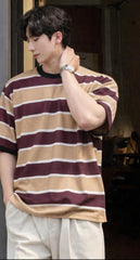 Knited  Classic Stripe 
Drop Shoulder